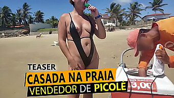 Bico Do Peito Bejba Postane Poredna Na Plaži V Rn