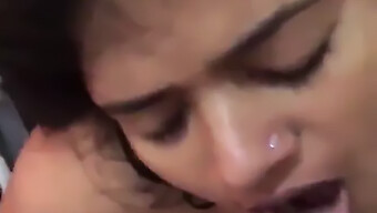 Desi Aunty Swallows Cum In Hot Oral Scene